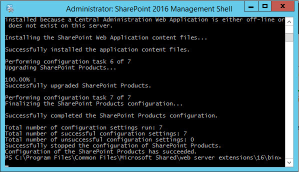 SharePoint 2016 Release Candidate is running wild!