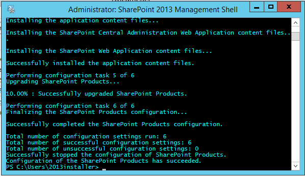 Applying CU’s to SharePoint 2013 Servers with PowerShell