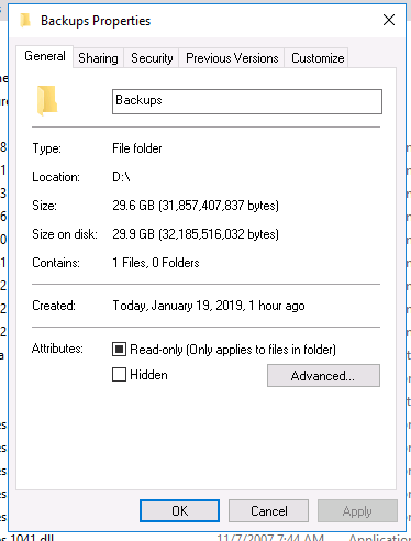 Backing up site collection using backup-spsite and not seeing file grow